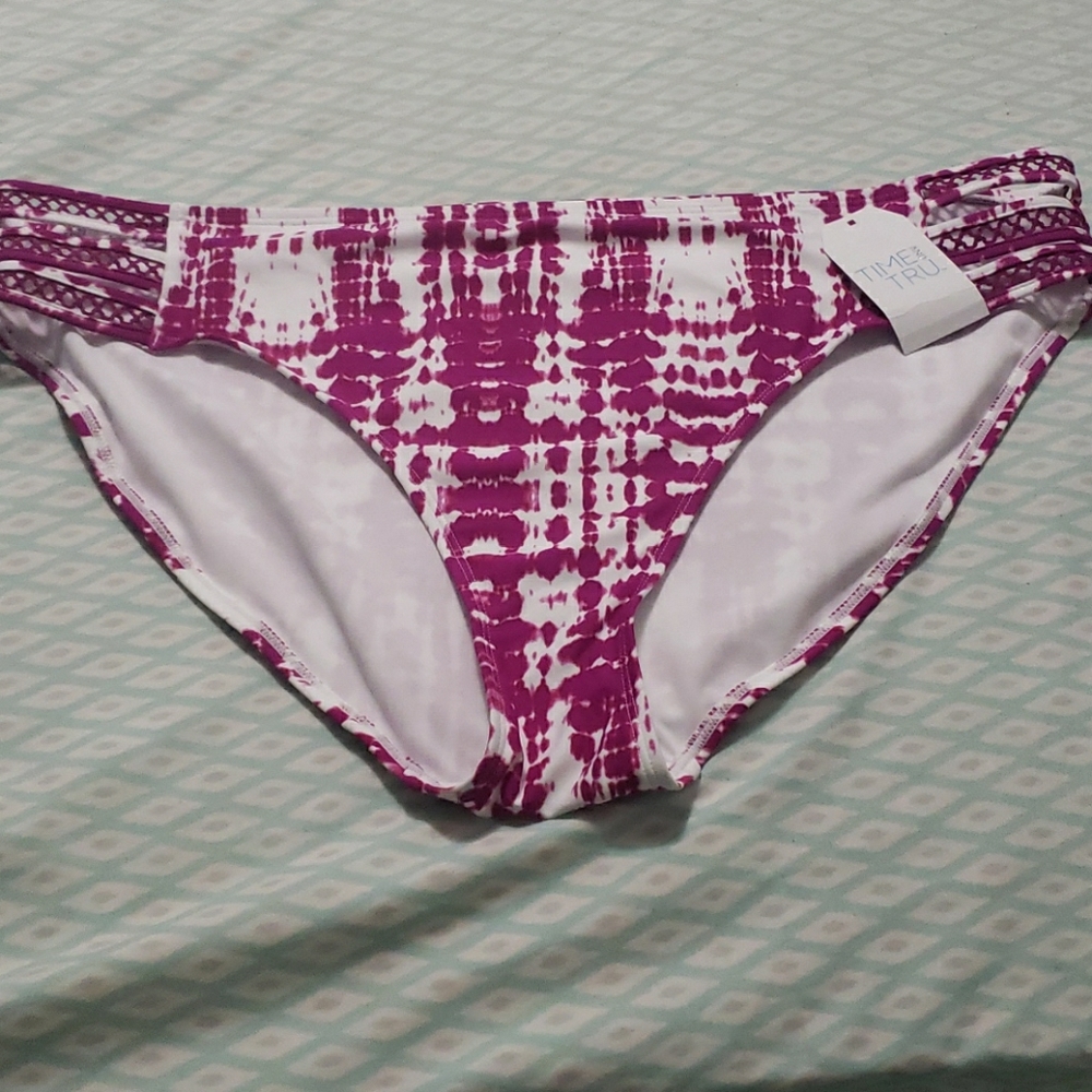 Highwaisted TieDye Swim Bottom NWT